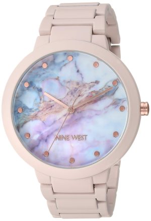 Nine West Women’s Rubberized Bracelet Watch