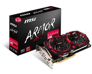 MSI Gaming Radeon RX 580 256-bit 8GB GDRR5 DirectX 12 VR Ready CFX Graphics Card (RX 580 ARMOR MK2 8G OC)