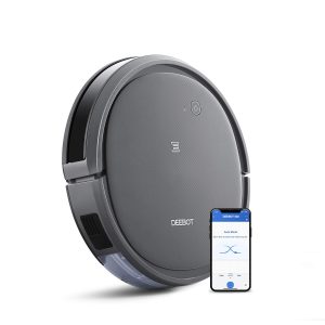 Ecovacs Self-Charging Robotic Vacuum Cleaner DEEBOT 502 Strong Suction Max Mode Quiet Alexa Connectivity App Controls Good for Hard Floors, Pet Hair&Carpets