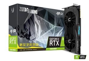 ZOTAC GAMING GeForce RTX 2080 SUPER AMP 8GB GDDR6 256-bit 15.5Gbps Gaming Graphics Card, IceStorm 2.0, Strong Overclock, Freeze Fan Stop, PowerBoost, Spectra Lighting