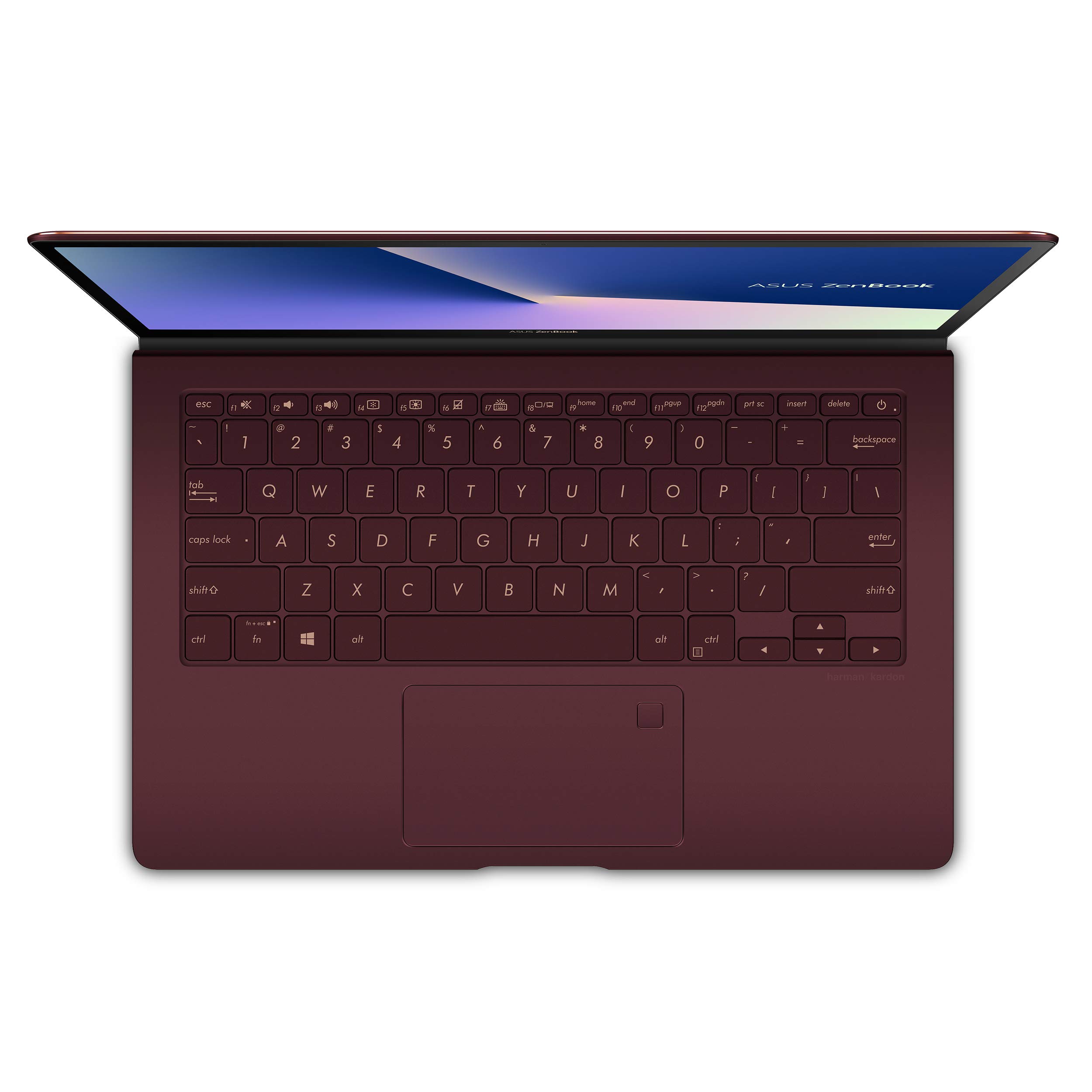 ASUS ZenBook S Ultra-thin and light 13.3-inch Full HD Laptop, Intel Core i7-8550U, 8GB RAM, 256GB M.2 SSD, Windows 10 Pro, Thunderbolt, Burgundy Red