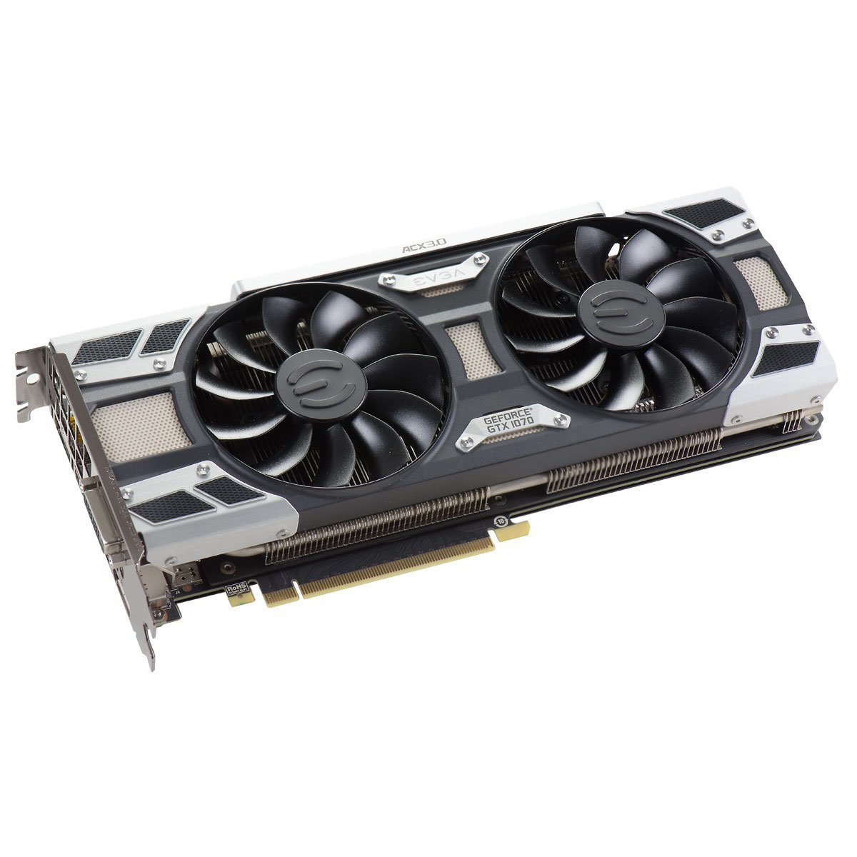 EVGA GeForce GTX 1070 SC GAMING ACX 3.0, 8GB GDDR5, LED, DX12 OSD Support (PXOC) Graphics Card 08G-P4-6173-KR