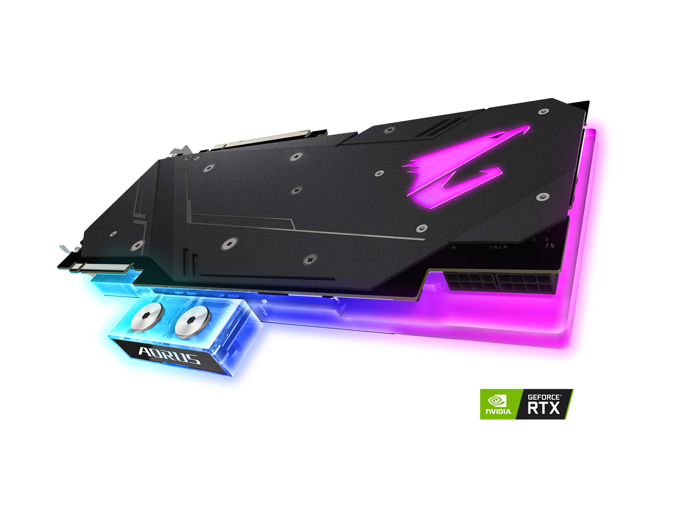 Gigabyte AORUS GeForce RTX 2080 Super Waterforce WB 8G Graphics Card, Pre-Installed Waterblock, 8GB 256-Bit GDDR6, Gv-N208SAORUS WB-8GC Video Card