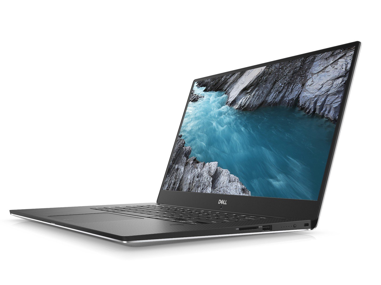 Dell XPS 9570 Laptop, 15.6″ UHD (3840 x 2160) InfinityEdge Touch Display, 8th Gen Intel Core i7-8750H, 32GB RAM, 1TB SSD, GeForce GTX 1050Ti, Fingerprint Reader, Windows 10 Home, Silver