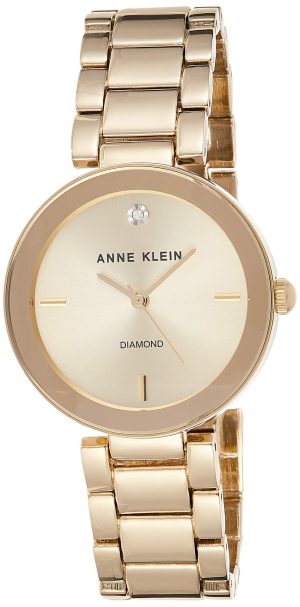 Anne Klein Women’s Genuine Diamond Dial Bracelet Watch
