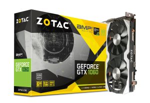 ZOTAC GeForce GTX 1060 AMP Edition, ZT-P10600B-10M, 6GB GDDR5 VR Ready Super Compact Gaming Graphics Card