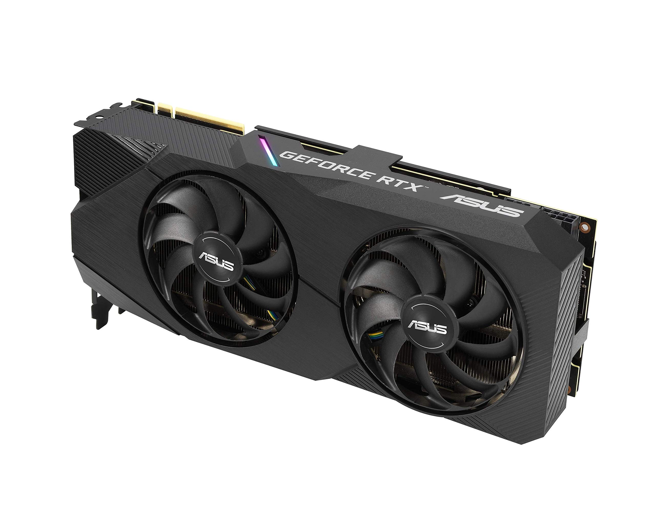 ASUS GeForce RTX 2080 Super Overclocked 8G GDDR6 Dual-Fan EVO Edition VR Ready HDMI DisplayPort 1.4 Graphics Card (DUAL-RTX2080S-O8G-EVO)