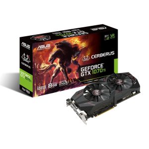 ASUS Advanced Edition – Graphics Card – GF GTX 1070 Ti – 8 GB GDDR5 – PCIe 3.0 x16 – DVI, 2 x HDMI, 2 x DisplayPort