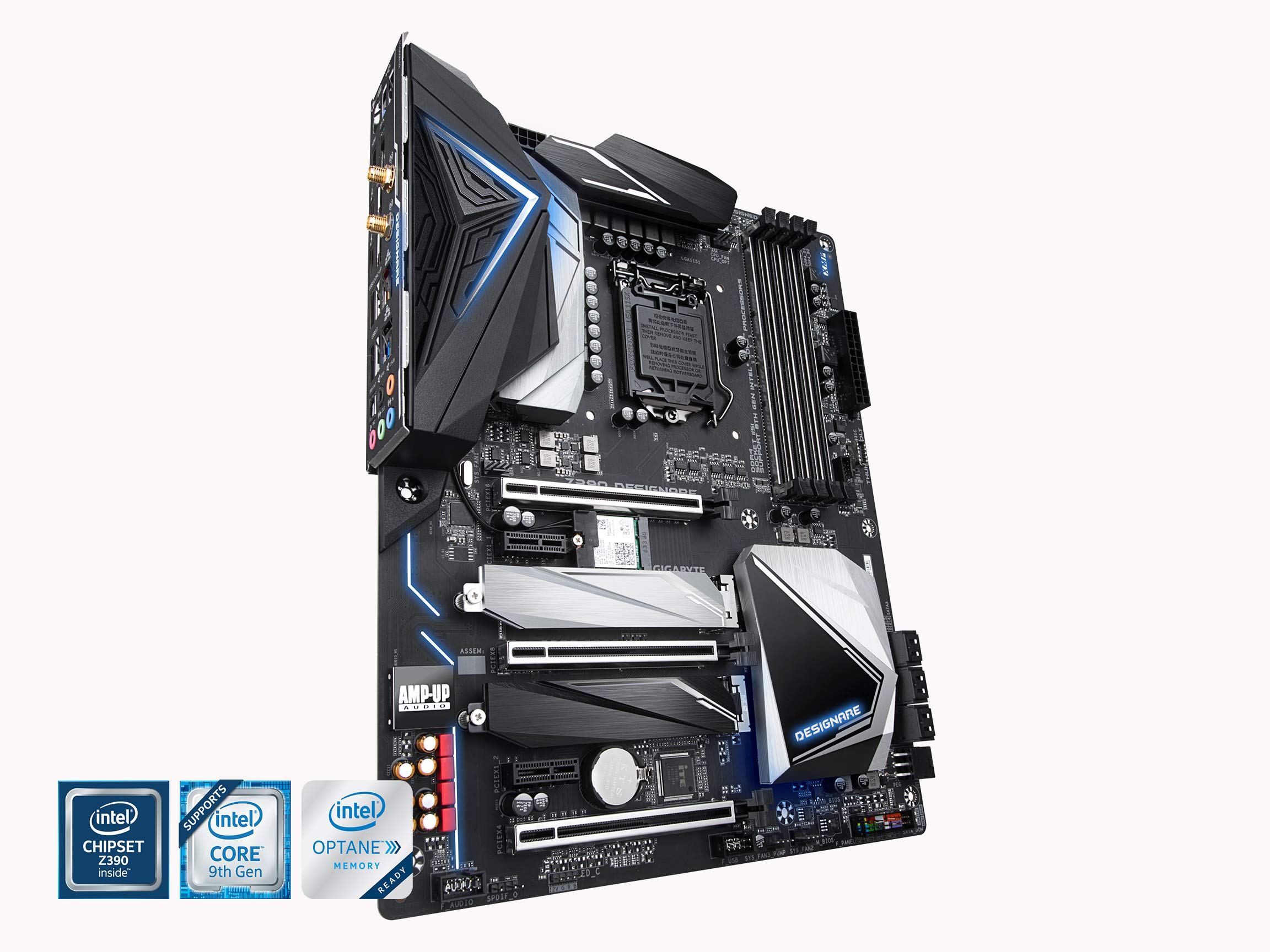 GIGABYTE Z390 DESIGNARE Gigabyte (Intel LGA1151/Z390/ATX/2xM.2/Thunderbolt 3/Onboard AC Wifi/12+1 Phases Digital Vrm/Motherboard)