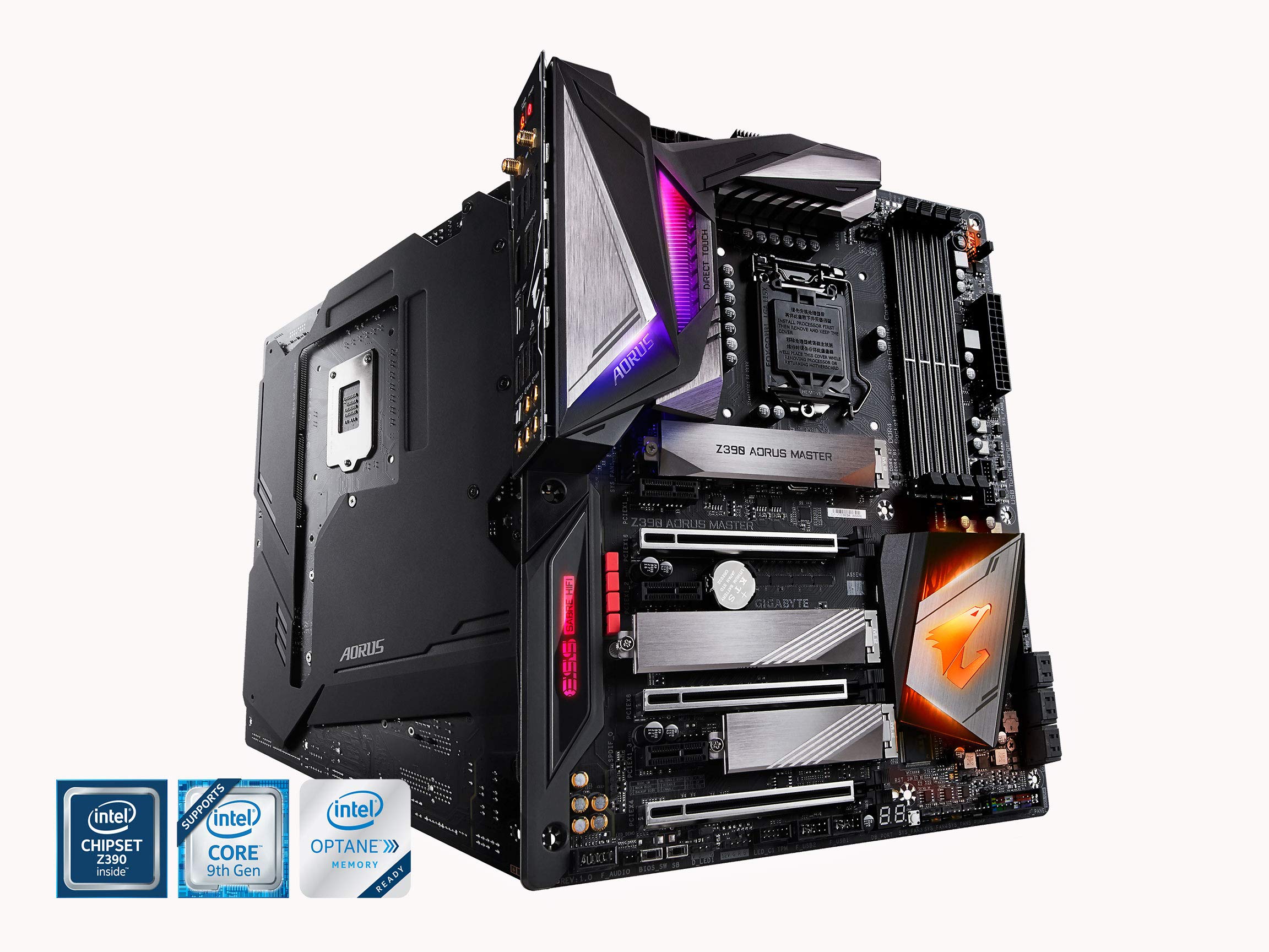 Gigabyte Z390 AORUS Master (Intel LGA1151/Z390/ATX/3xM.2 Thermal Guard/Onboard AC Wi-Fi/ESS Sabre DAC/Gaming Motherboard)