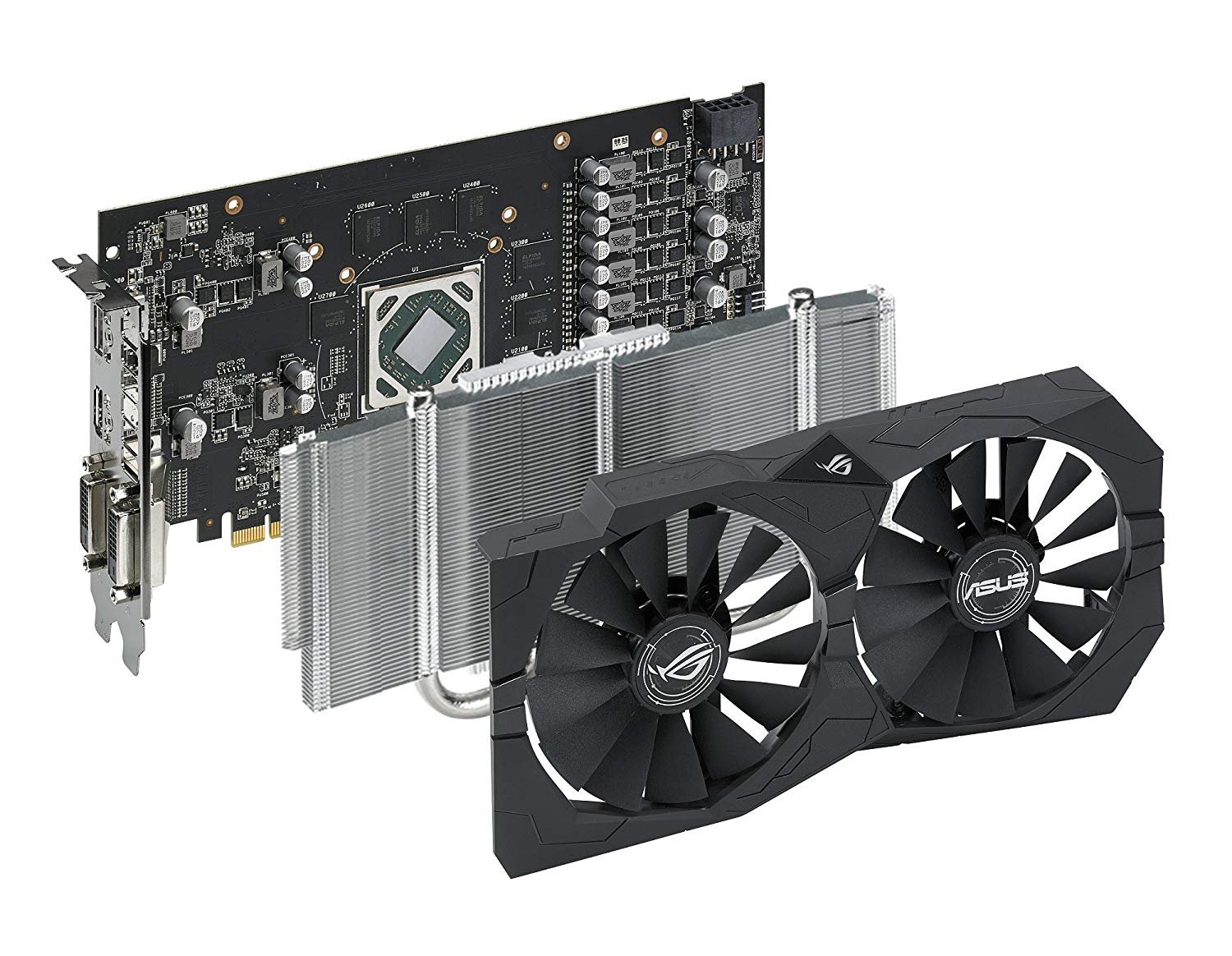 Asus ROG Strix Radeon Rx 570 O4G Gaming OC Edition GDDR5 DP HDMI DVI VR Ready AMD Graphics Card (ROG-STRIX-RX570-O4G-GAMING)
