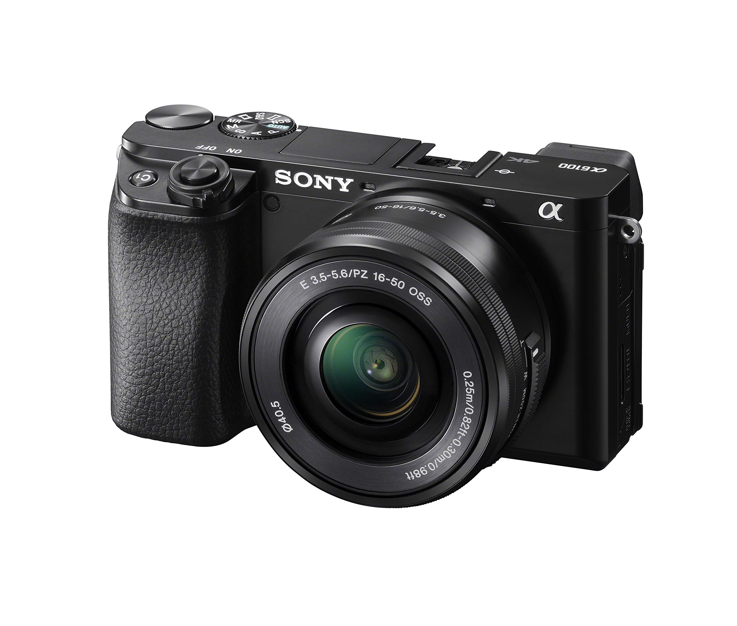 Sony Alpha A6100 Mirrorless Camera with 16-50mm Zoom Lens
