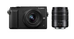 PANASONIC LUMIX GX85 4K Digital Camera, 12-32mm and 45-150mm Lens Bundle, 16 Megapixel Mirrorless Camera Kit, 5 Axis In-Body Dual Image Stabilization, 3-Inch Tilt and Touch LCD, DMC-GX85WK (Black)