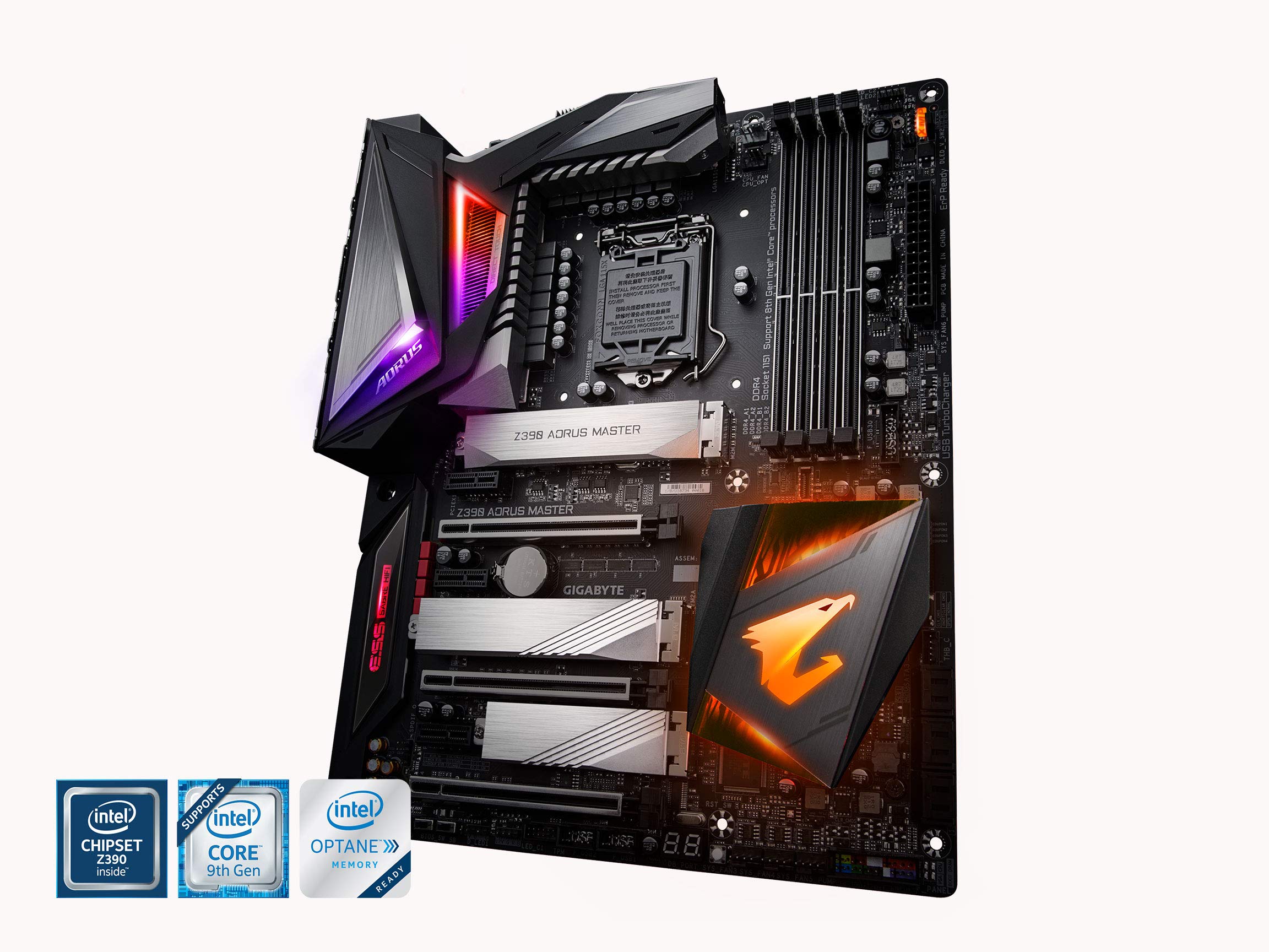 Gigabyte Z390 AORUS Master (Intel LGA1151/Z390/ATX/3xM.2 Thermal Guard/Onboard AC Wi-Fi/ESS Sabre DAC/Gaming Motherboard)