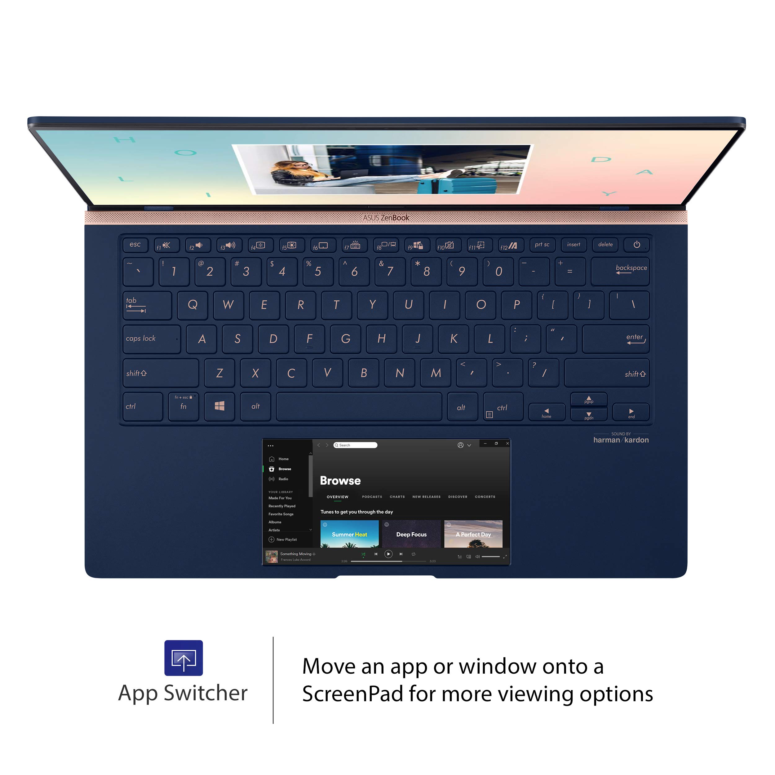 ASUS ZenBook 14 Ultra-Slim Laptop 14″ Full HD NanoEdge Bezel, Intel Core i7-8565U, 16GB RAM, 512GB PCIe SSD, GeForce MX250, Windows 10 Pro, Royal Blue