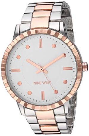 Nine West Women’s Gold-Tone Bracelet Watch