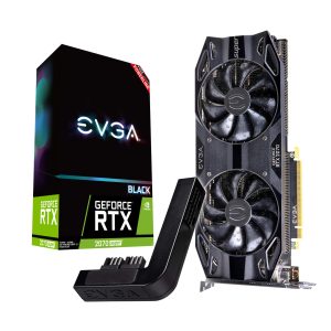 EVGA GeForce RTX 2070 Super Black Gaming, 8GB GDDR6 + PowerLink