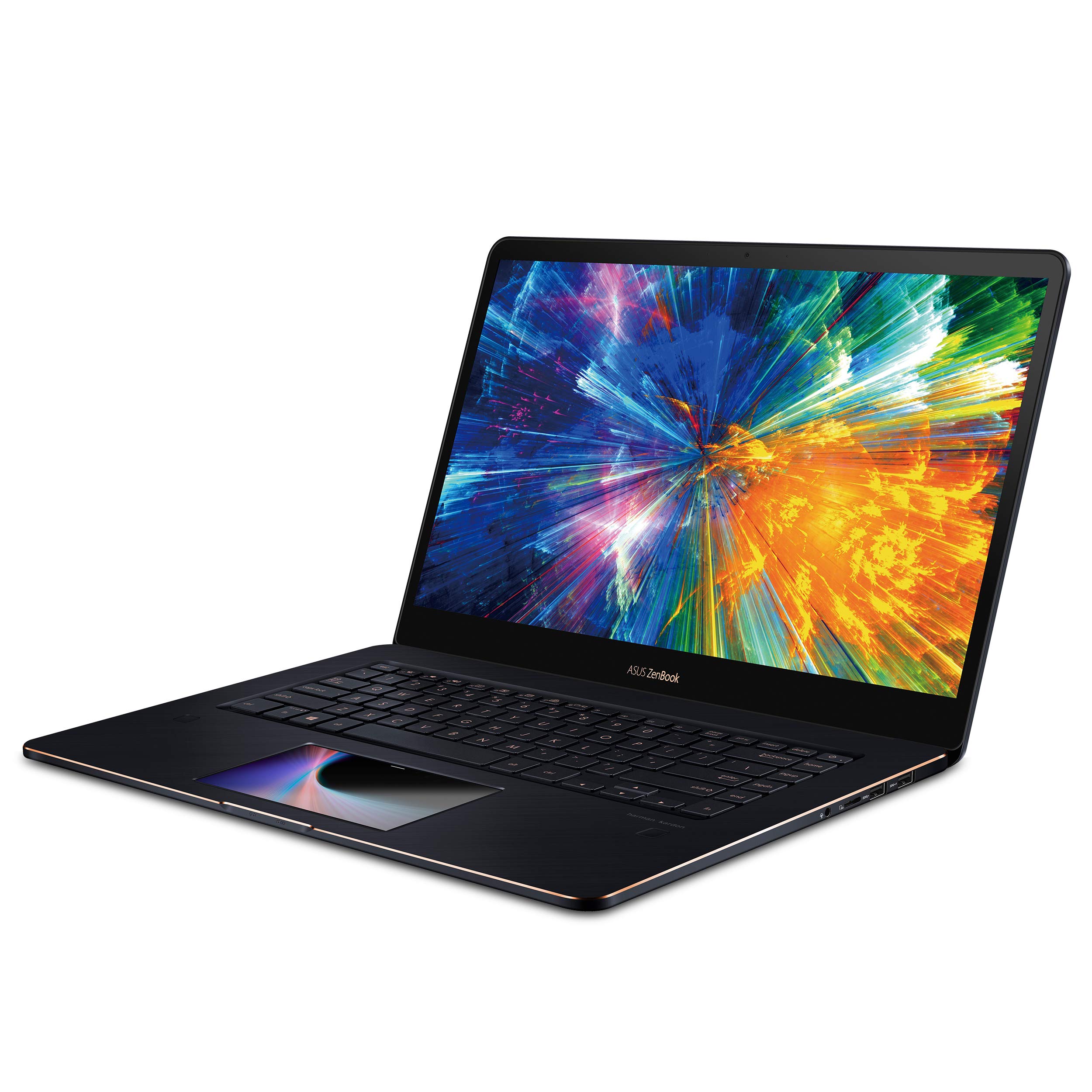 ASUS ZenBook Pro 15 Laptop with Innovative Screenpad, 15.6” UHD 4K Touch, Intel Core i9-8950HK, NVIDIA GeForce GTX 1050 Ti, 16GB DDR4 RAM, 512GB PCIe SSD, Backlit KB, Windows 10 Pro