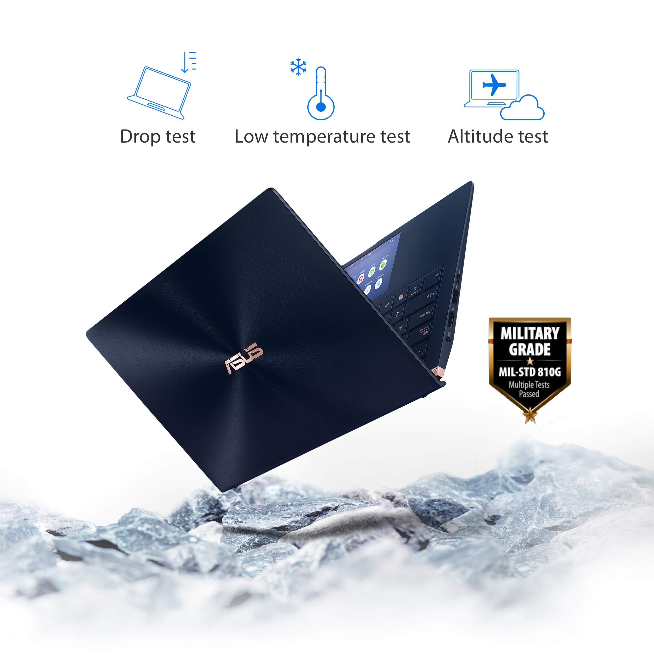 ASUS ZenBook 14 Ultra-Slim Laptop 14″ Full HD NanoEdge Bezel, Intel Core i7-8565U, 16GB RAM, 512GB PCIe SSD, GeForce MX250, Windows 10 Pro, Royal Blue