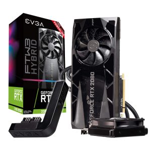 EVGA GeForce RTX 2080 Super Ftw3 Hybrid Gaming, 8GB GDDR6, RGB LED Logo, iCX2 Technology, Metal Backplate + PowerLink