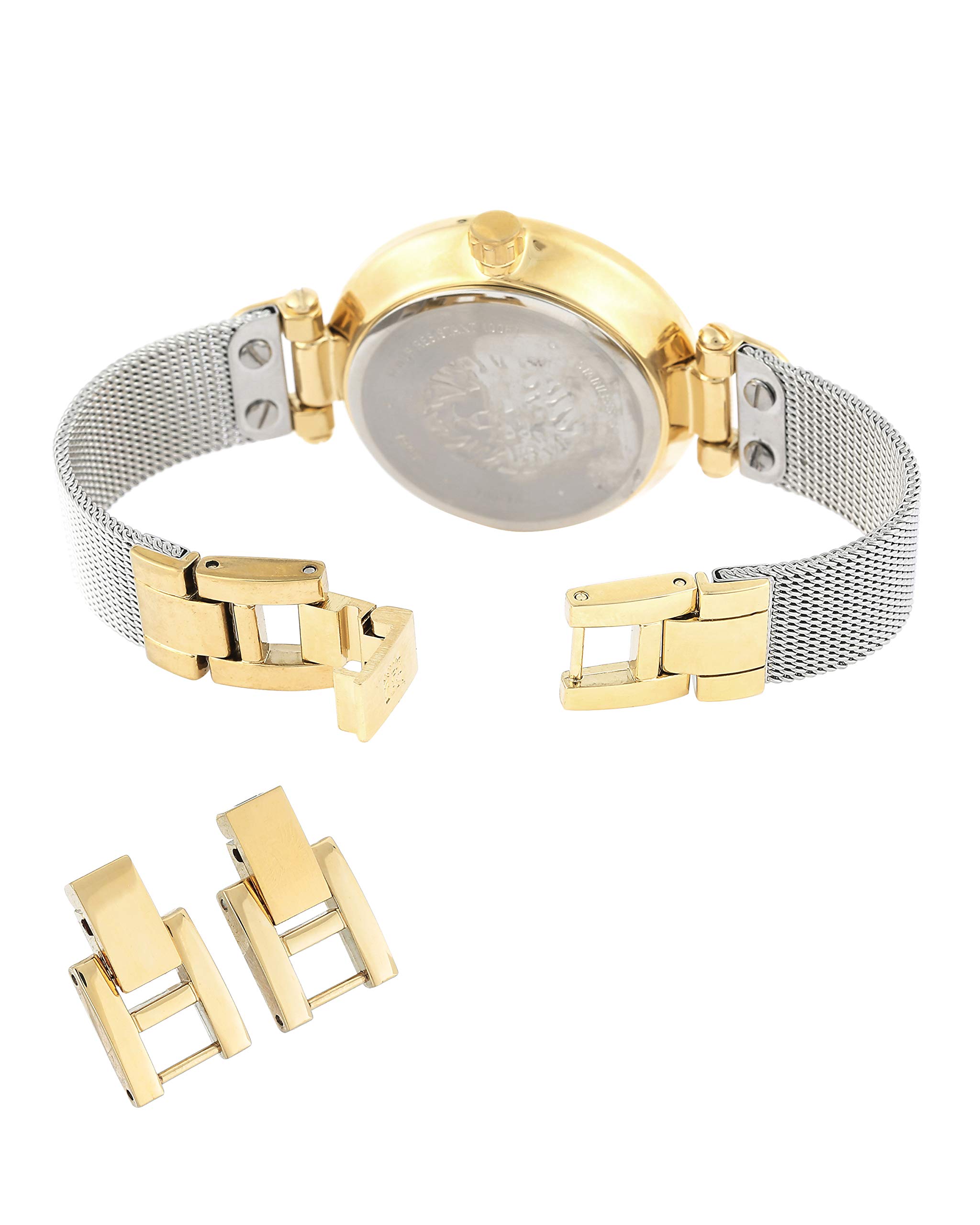 Anne Klein Women’s Swarovski Crystal Accented Mesh Bracelet Watch