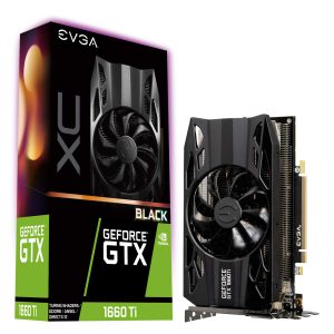 EVGA GeForce GTX 1660 Ti XC Black Gaming, 6GB GDDR6, HDB Fan Graphics Card 06G-P4-1261-KR