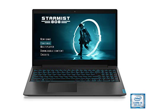Lenovo IdeaPad L340 Gaming Laptop, 15.6 Inch FHD IPS Display, Intel Core i5-9300H Processor, 8GB DDR4 RAM, 1TB HDD, 128GB NVMe SSD, NVIDIA GeForce GTX 1050, Black