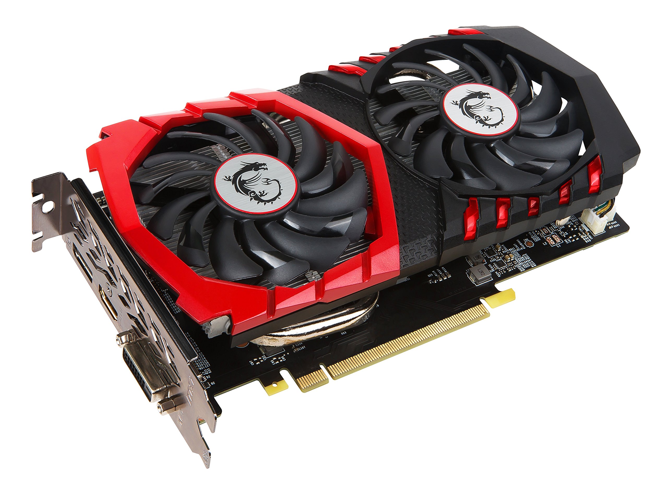 MSI Computer Video Graphic Cards GeForce GTX 1050 TI Gaming X 4G
