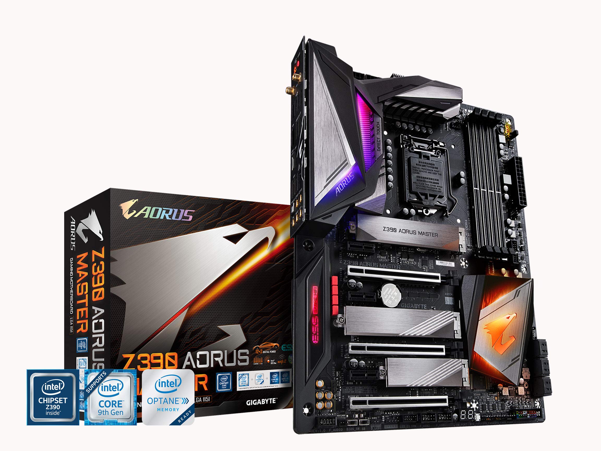Gigabyte Z390 AORUS Master (Intel LGA1151/Z390/ATX/3xM.2 Thermal Guard/Onboard AC Wi-Fi/ESS Sabre DAC/Gaming Motherboard)
