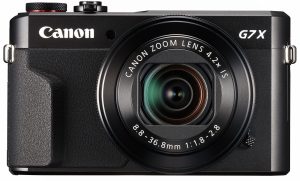 Canon PowerShot Digital Camera [G7 X Mark II] with Wi-Fi & NFC, LCD Screen, and 1-inch Sensor – Black