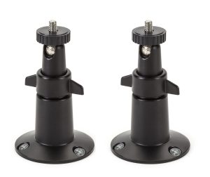 Adjustable Metal Wall Mount Compatible with Arlo Ultra, Pro, Pro 2 Pro 3 & Other Compatible Models (2-Pack, Black)