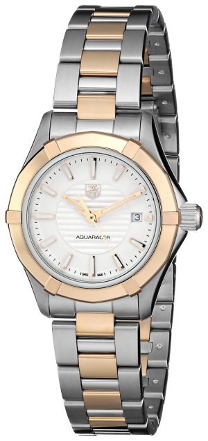 TAG Heuer Women’s Aquaracer Analog Display Quartz Two Tone Watch (Model: WAP1450.BD0837)