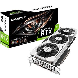 GIGABYTE GeForce RTX 2070 Super Gaming OC White 8G Graphics Card, 3X WINDFORCE Fans, 8GB 256-Bit GDDR6, GV-N207SGAMINGOC WHITE-8GD Video Card