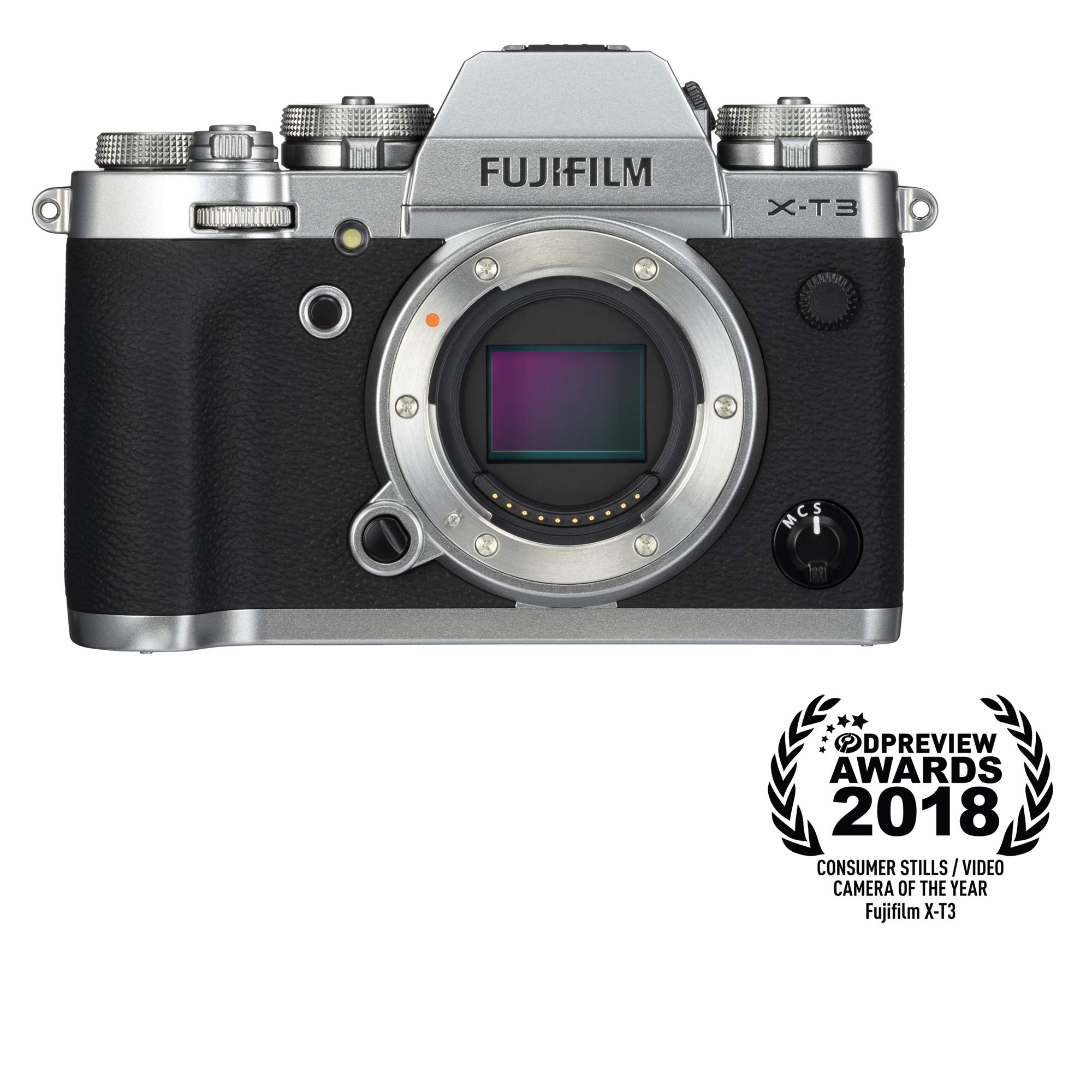 Fujifilm X-T3 Mirrorless Digital Camera (Body Only) – Silver