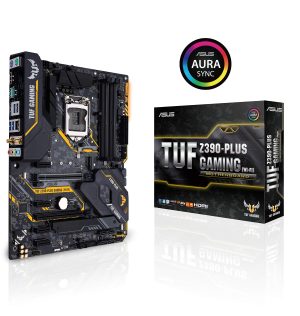 ASUS TUF Z390-Plus Gaming (Wi-Fi) LGA1151 (Intel 8th and 9th Gen) DDR4 DP HDMI M.2 Z390 ATX Motherboard 802.11ac Wi-Fi USB 3.1 Gen2