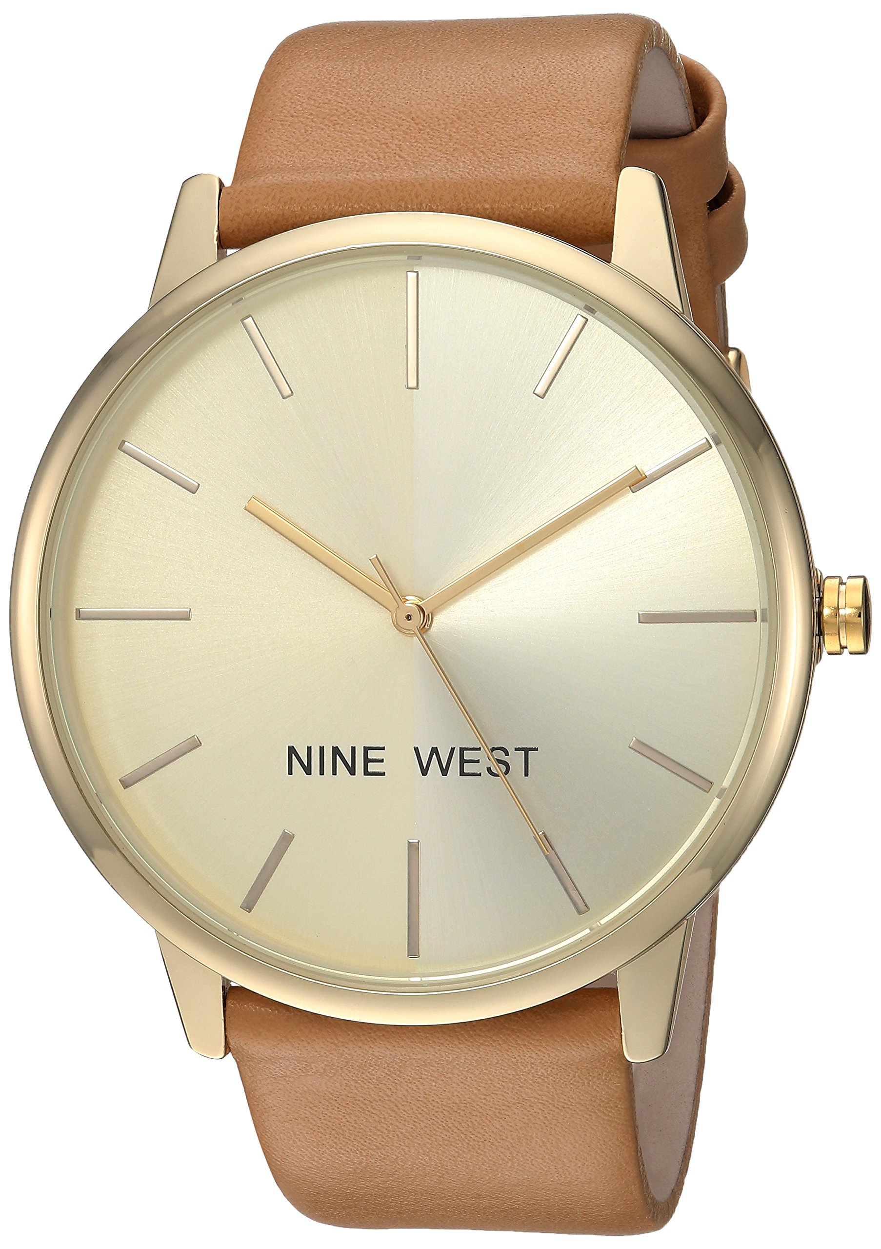 Nine West Women’s Gold-Tone Strap Watch