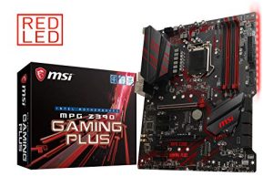MSI MPG Z390 Gaming Plus LGA1151 (Intel 8th and 9th Gen) M.2 USB 3.1 Gen 2 DDR4 HDMI DVI CFX ATX Z390 Gaming Motherboard