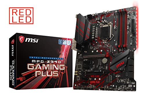 MSI MPG Z390 Gaming Plus LGA1151 (Intel 8th and 9th Gen) M.2 USB 3.1 Gen 2 DDR4 HDMI DVI CFX ATX Z390 Gaming Motherboard
