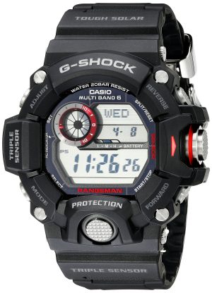 Casio Men’s GW9400 Rangeman G-Shock Solar Atomic Watch