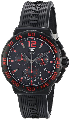 TAG Heuer Men’s Formula 1 Analog Display Quartz Black Watch (Model: CAU111D.FT6024)
