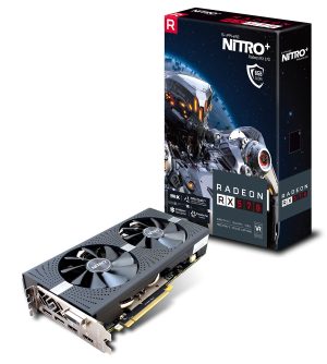 Sapphire 11266-09-20G Radeon Nitro+ Rx 570 8GB GDDR5 Dual HDMI/ DVI-D/ Dual DP with Backplate (UEFI) PCI-E Graphics Card