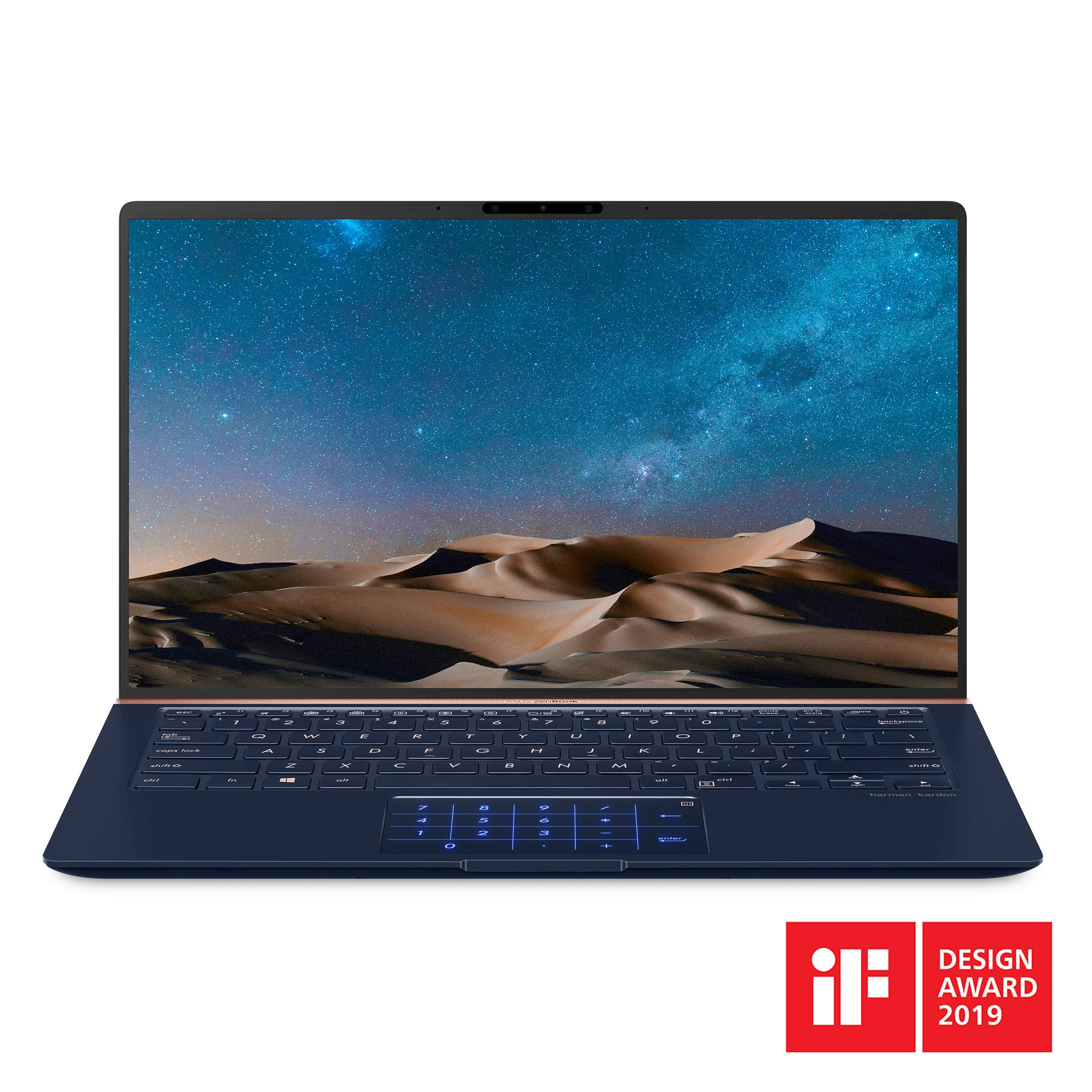 ASUS ZenBook 14 Ultra-Slim Laptop, 8th-Gen Intel Core i7-8565U, 16GB LPDDR3, 512GB PCIe SSD, MX150, Windows 10 – Royal Blue