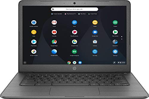 HP 14inch Chromebook AMD Dual-Core A4-9120C Processor, 4GB DDR4 Memory, 32GB eMMC Storage, AMD Radeon R4 Graphics, Chrome OS-Gray(Renewed)