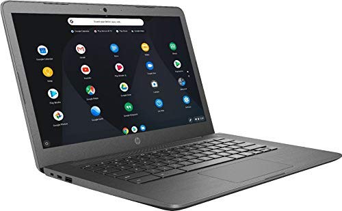 HP 14inch Chromebook AMD Dual-Core A4-9120C Processor, 4GB DDR4 Memory, 32GB eMMC Storage, AMD Radeon R4 Graphics, Chrome OS-Gray(Renewed)
