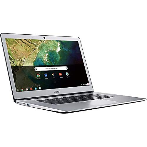 Acer 15.6in FHD(1920×1080) IPS Touchscreen Aluminum Chromebook- Intel Celeron N3350 Processor, 4GB LPDDR4 RAM, 32GB SSD, WiFi, Bluetooth, Chrome OS-(Renewed) (Silver+N3350)
