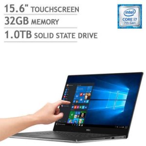 Dell XPS 15 9560 4K UHD TOUCHSCREEN i7-7700HQ 32GB RAM 1TB SSD Nvidia GTX 1050 4GB GDDR5 FINGERPRINT Windows 10 Home (Renewed)