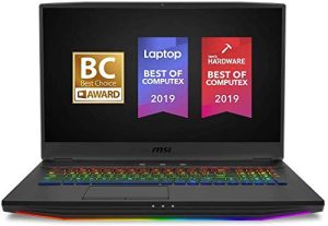 MSI GT76 Titan 17.3″ 144Hz Desktop Performance Gaming Laptop Intel Core i7-9700K RTX2070 16GB DDR4 512GB Nvme SSD Win10 VR Ready