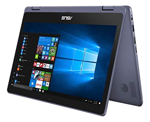 ASUS VivoBook Flip Laptop, 11.6″ Touch Screen, Intel Pentium, 4GB Memory, 128GB Solid State Drive, Windows 10 Home in S Mode, TP202NA-OS21T