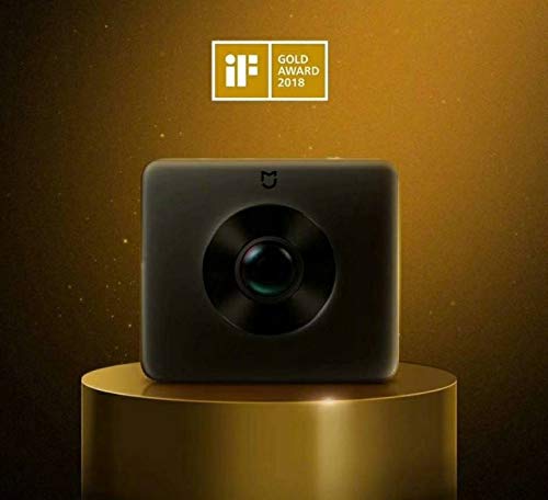 360 Camera, Xiaomi Mijia Mi Dual-Lens Sphere Action Cam WiFi Waterproof Panoramic Camera 3.5K HD Video Recording 23.88MP Photos with Sony Image Senor and Stabilizer