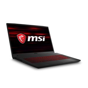 MSI GF75 17.3″ Gaming Laptop, Intel Core i7-9750H, 8GB RAM, 256GB SSD, FHD 120Hz, GTX 1050Ti, Aluminum Black